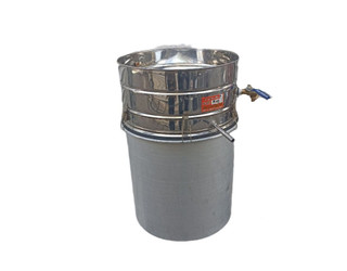 عرقگیر گلاب گیر گلابگیر تقطیر آبی استیل ضد زنگ ضخیم ۶۰ لیتری تقطیر آبی