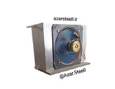 کندانسور شیشه ای پیرکس برقی فن دار سرد کن گلابگیر عرقگیر