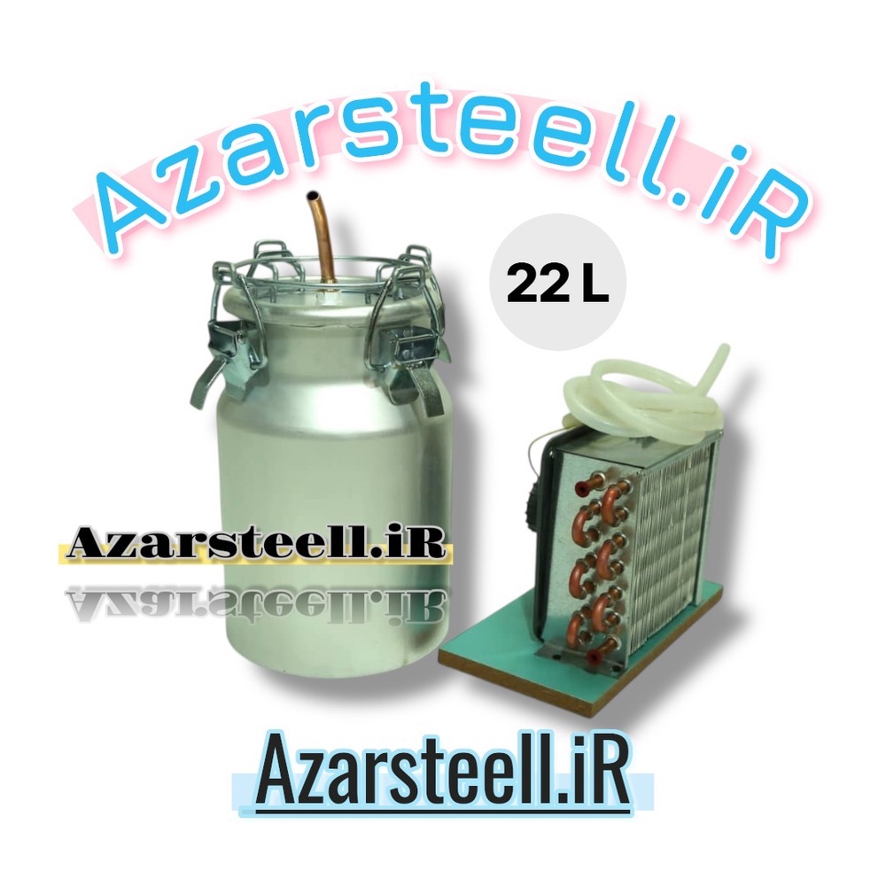 دستگاه تقطیر گلاب گیر و عرق گیر ۲۲ لیتری برقی فن دار مس