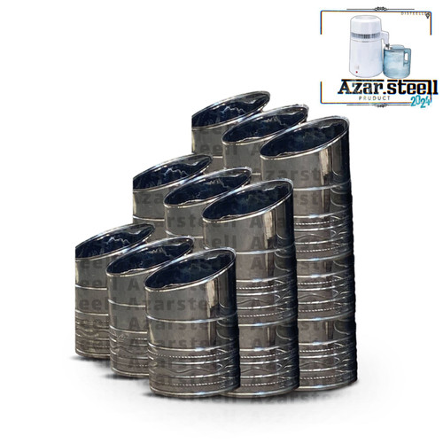 ظرف آجیل و حبوبات و خشکبار و تخمه فروشگاهی و سوپرمارکت از استیل